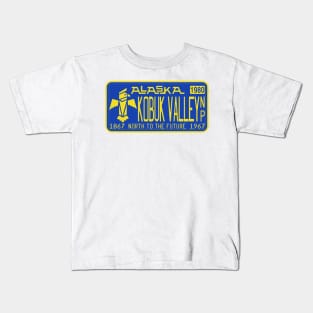 Kobuk Valley National Park license plate Kids T-Shirt